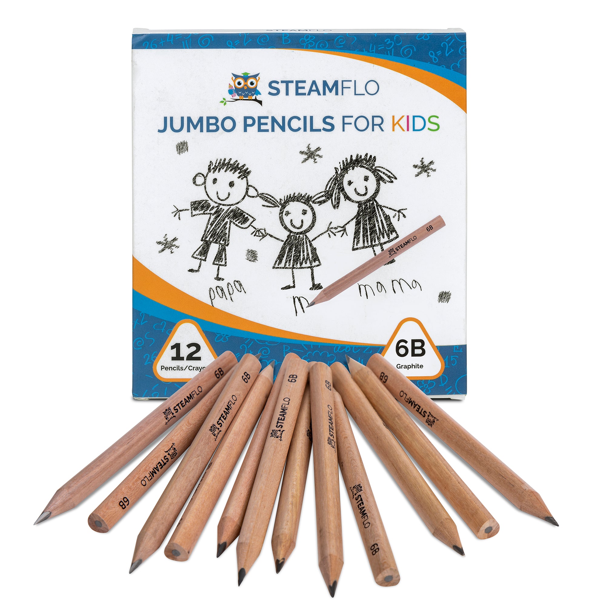 STEAMFLO Learning Pencils for Toddlers 2-4 Years – India